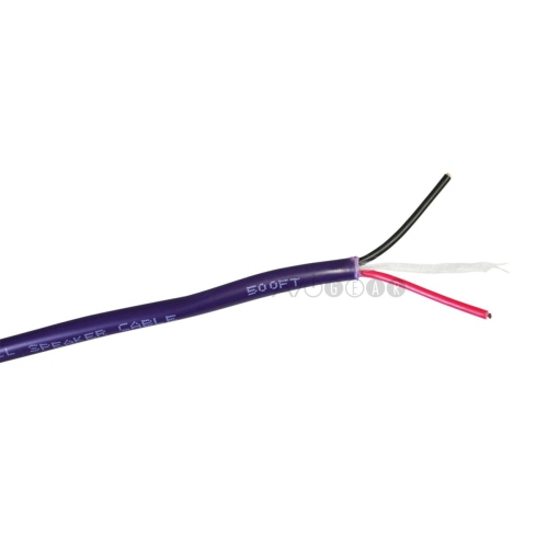Fil de haut-parleur mural/intérieur en pièce 16 AWG violet de ThinruSound