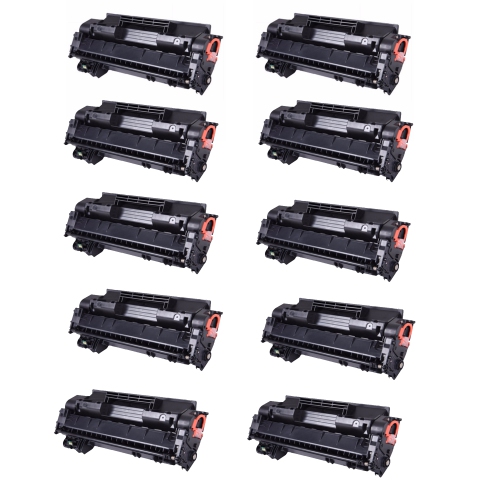Max Saving - 10 Pack Compatible Toner Cartridge for CF280X, HP 80X, HP CF280X LaserJet Pro 400 M401dn, M401dw, M401n, M425dn