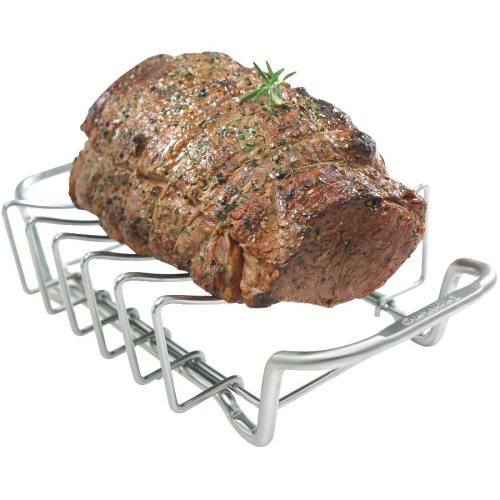 BBQ Rib and Roast Rack - Stainless Steel