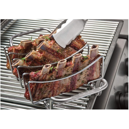 BBQ Rib and Roast Rack - Stainless Steel