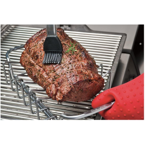 BBQ Rib and Roast Rack - Stainless Steel