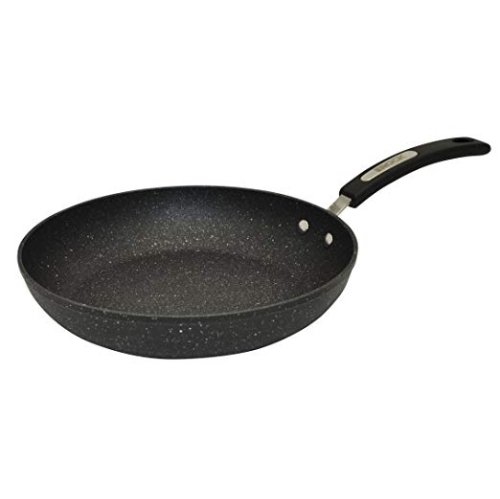 Image 1 of 1.. Starfrit The Rock 030936 11-Inch Forged Aluminum Fry Pan with Bakelite Handle