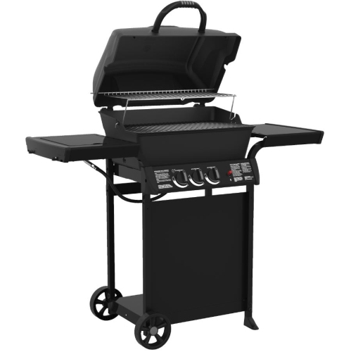 Black Propane BBQ - 3 Burner