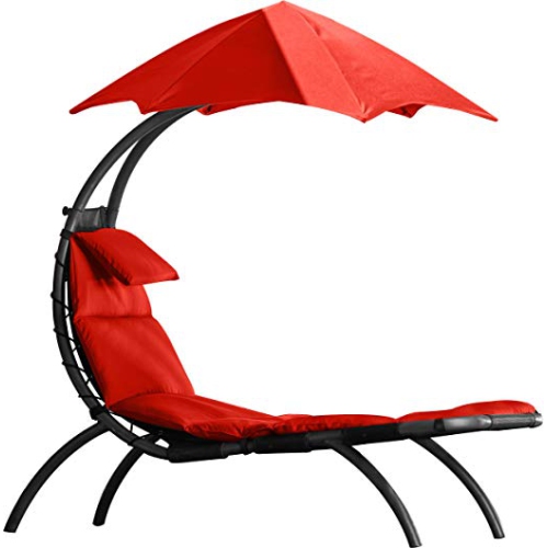 Vivere The Original Dream Lounger Cherry Red Hammocks Hanging