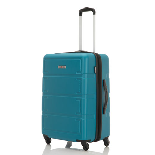 teal suitcase