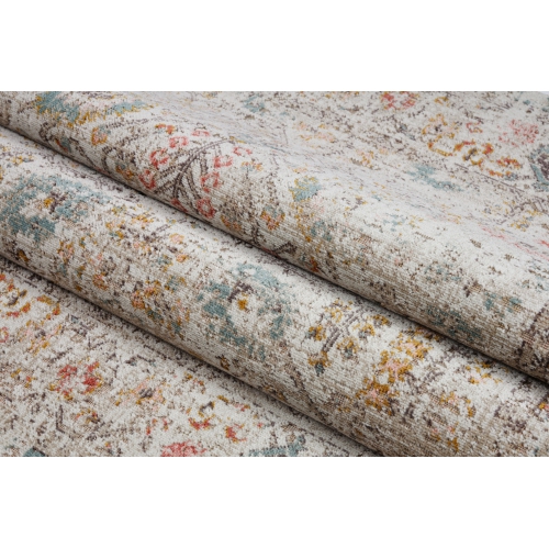 Ladole Rugs Marigold Cream Beige Indoor/Outdoor Area Rug 2'7" x 4'11"