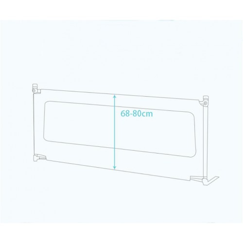 Lit de bébé garde-corps de 1,9 mètre Garde-corps latéral pour lit King Size