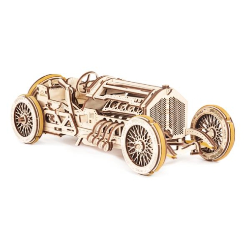 UGEARS  U-9 Grand Prix Car- Mechanical Wooden 3D Puzzle Model