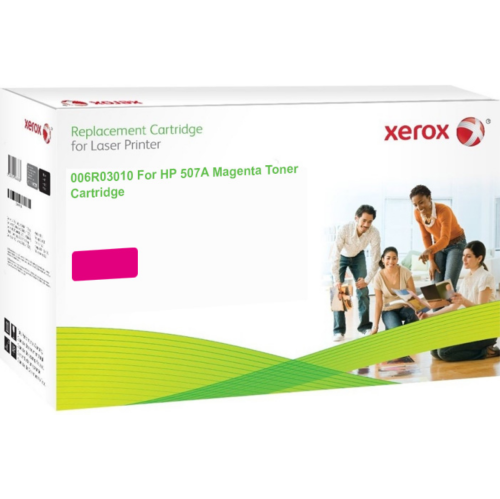 HP 507A CE403A / Xerox 006R03010, MagentaToner Cartridge . Remplacement for HP LaserJet M551 /M570 / M575