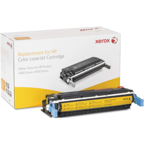 HP 641A C9722A / Xerox 006R00943 Yellow Toner Cartridge. Remplacement for. HP Color LaserJet 4600, 4650