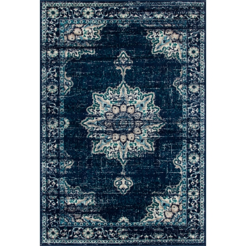 AG HOME  Saville Vintage Area Rug 2'2"x3'11" In Navy