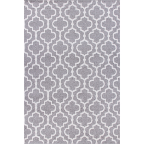 AG HOME  Lavan Lattice Area Rug 3'3"x4'11" In Grey