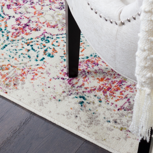 Saville Vintage Multicoloured Area Rug 4'4"x6'2"