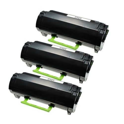 Max Saving - Paquet de 3 cartouches de toner MS310 5K compatibles avec les imprimantes Lexmark 50F1H00 MS310d, MS310dn, MS312dn, MS315dn, MS410d, MS4