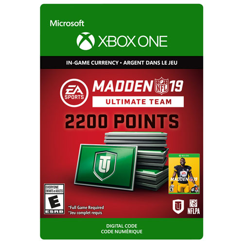 Madden NFL 19 2200 Madden Ultimate Team Points - Digital Download