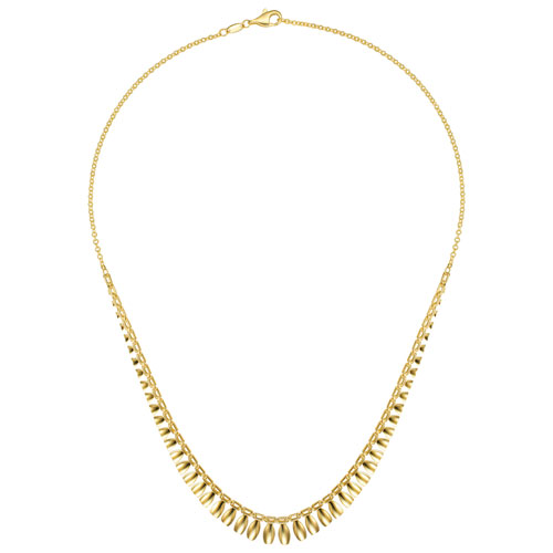17" 10K Bonded Gold Cleopatra Necklace