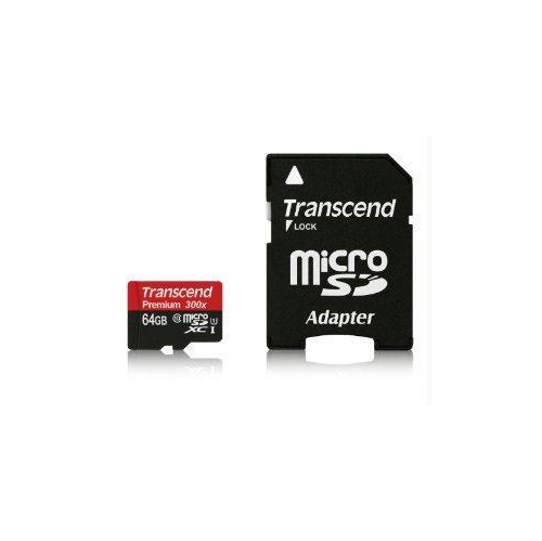 Transcend Information 64gb Microsdxc Class10 U1 W-adapter