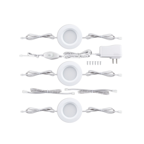 BAZZ LED White Under Cabinet Puck Light