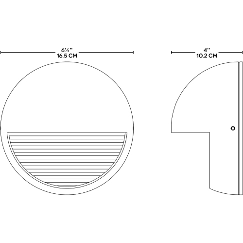 BAZZ Integrated LED Outdoor Wall Fixture