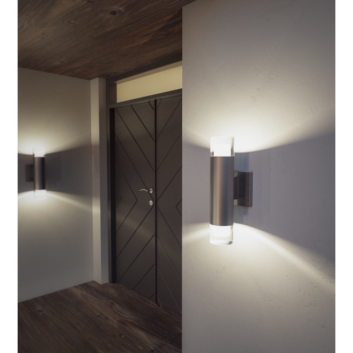 BAZZ Luvia LED Outdoor Wall Fixture in Stainless Steel