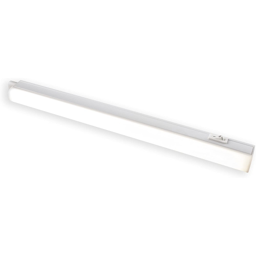 BAZZ  12 In. And Chrome Linear Led Under Cabinet Light In White