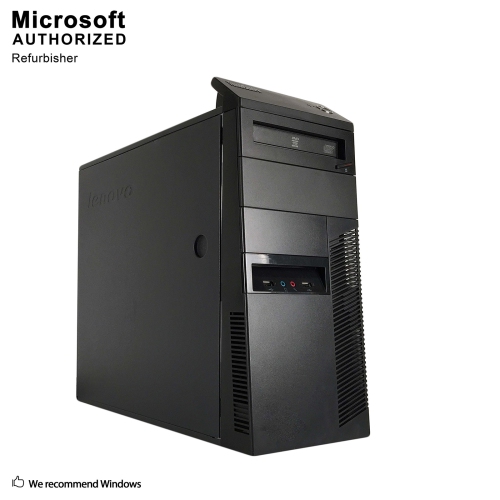 Refurbished - Lenovo ThinkCentre M92P Tower Intel Core i5 3470 3.20GHz, 8GB DDR3, 1TB HDD DVD, WIN 10 Pro(EN/FR)