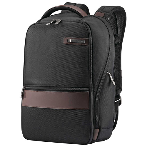 Samsonite KomBiz 14" Laptop Day Backpack - Black/Brown