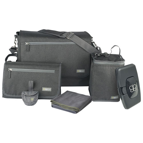 Sac à couches messager Ultra de bbluv - Anthracite