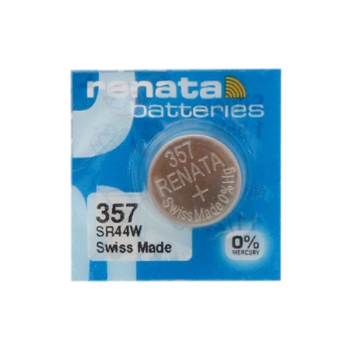 100-Pack 357 / SR44W Renata Silver Oxide Button Batteries