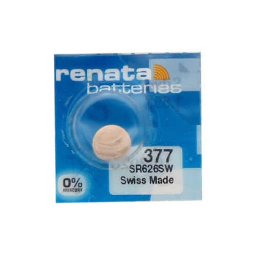 30-Pack 377 / SR626SW Renata Silver Oxide Button Batteries