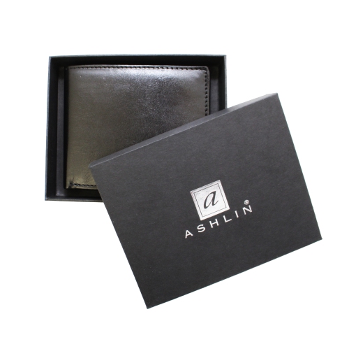 Ashlin® DESIGNER | BERNARD RFID Bifold wallet 10 card pockets