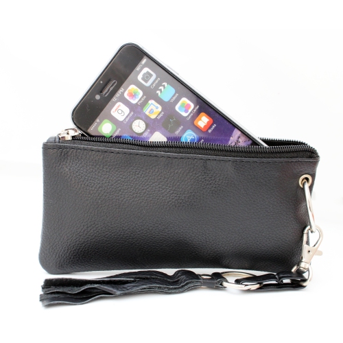 Ashlin® DESIGNER | DESTINY Wristlet and Cosmetic Bag with Removable Wrist Strap