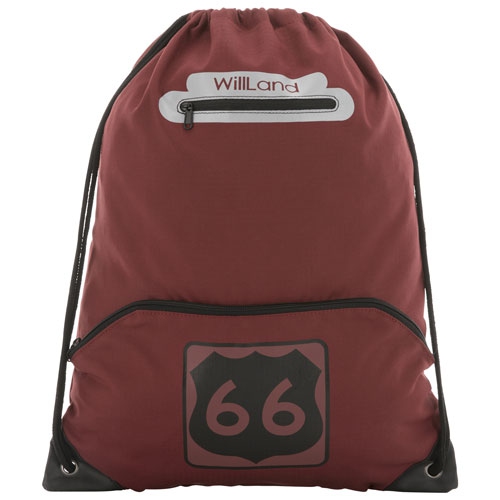 WillLand Outdoors Outdoors Easy Go Travel String Bag - Burgundy
