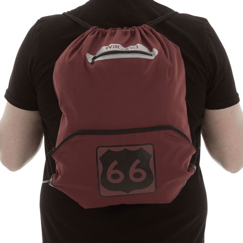 WillLand Outdoors Outdoors Easy Go Travel String Bag - Burgundy