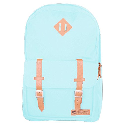 WILLLAND OUTDOORS  College Romantica 15.4" Laptop Day Backpack - Light Aqua