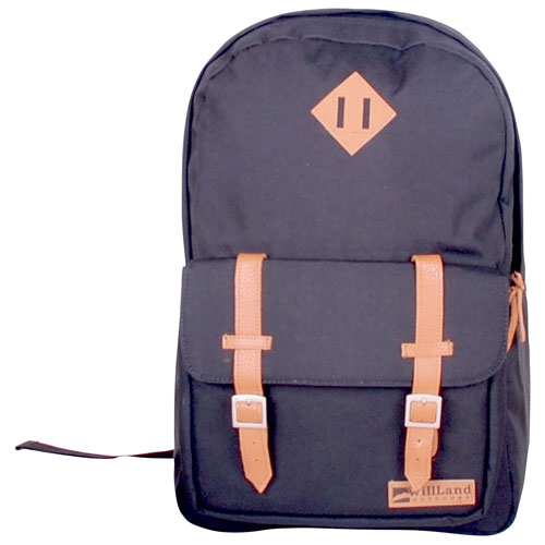 WillLand Outdoors College Romantica 15.4" Laptop Day Backpack - Dark Night