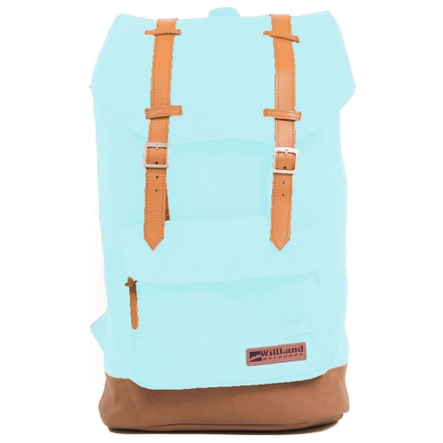 WILLLAND OUTDOORS  15.4" Laptop Day Backpack - Light Aqua