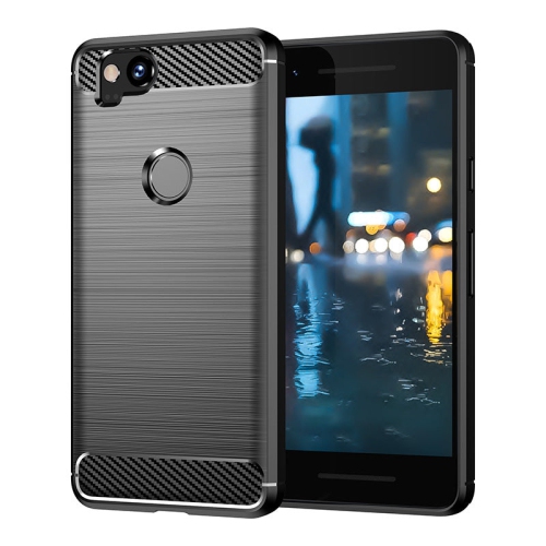 PANDACO Black Brushed Metal Case for Google Pixel 2