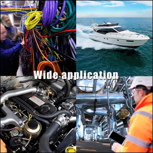 530 Pcs 2:1 Colour Heat Shrink Tubing Tube Sleeving Wrap Cable Wire 5 Color 8 Size