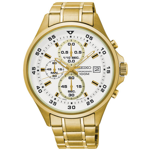 seiko 43mm men's chronograph