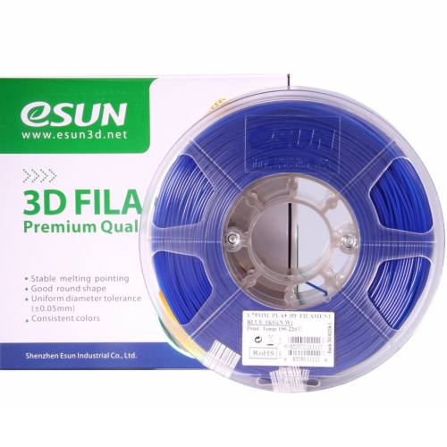 ESUN  Pla+ Filament 1.75MM 1Kg Spool - In Blue
