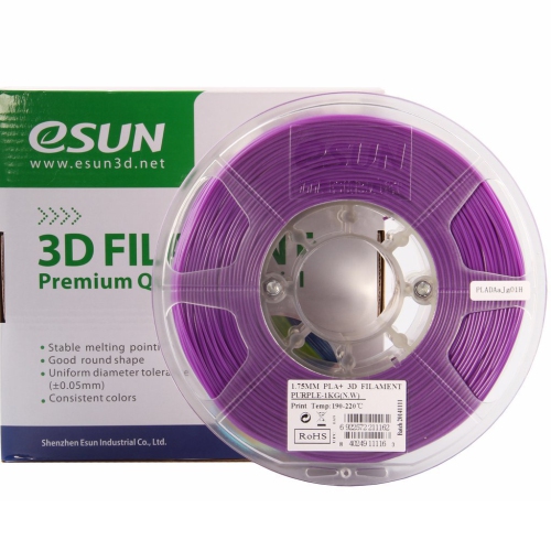 Bobine de 1 kg de filament PLA+ de 1,75 mm d’Eun - Violet
