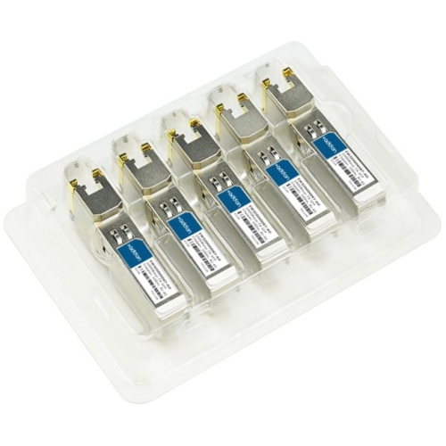 ADDON  4-Pack Of Citrix Ew3Z0000087 Compatible Taa Compliant 10/100/1000Base-Tx Sfp Transceiver (Copper, 100M, Rj-45)