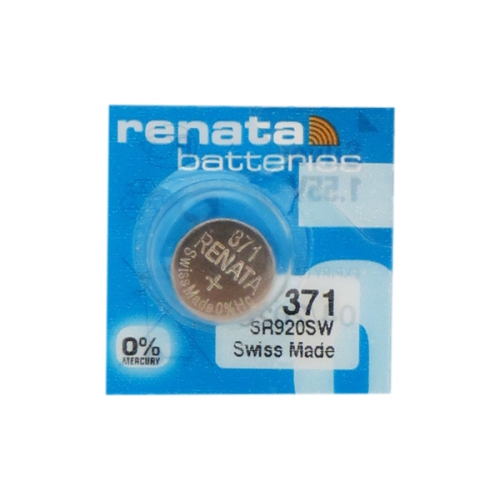 5-Pack 370 / SR920W Renata Silver Oxide Button Batteries