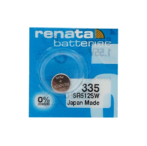 5-Pack 335 / SR512SW Renata Silver Oxide Button Batteries