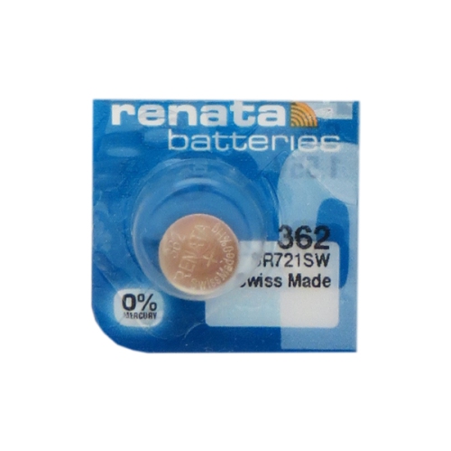 5-Pack 362 / 361 /SR721SW Renata Silver Oxide Button Batteries