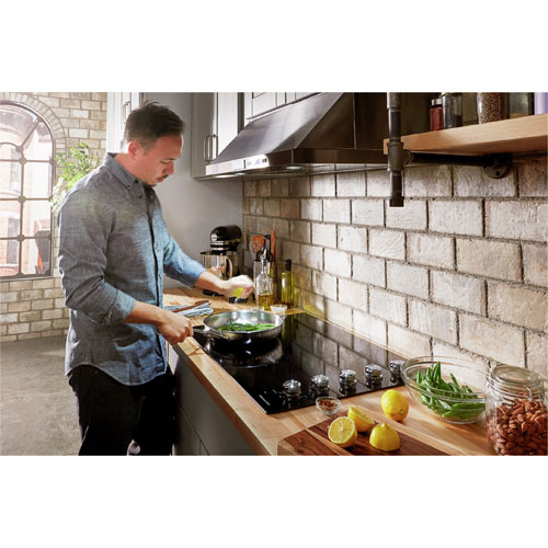 KitchenAid 30" 5-Element Electric Cooktop (KCES550HBL) - Black