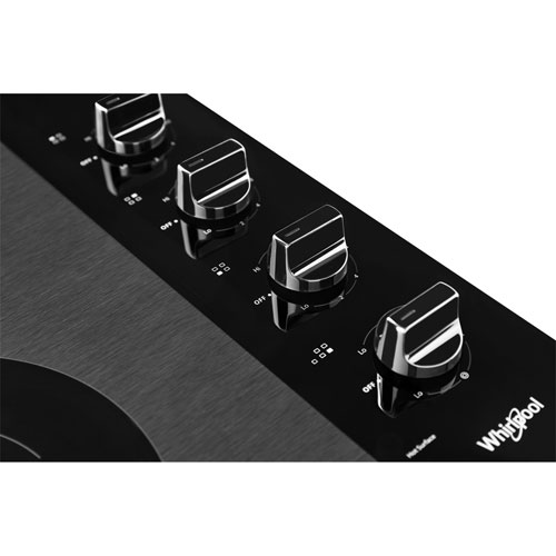Whirlpool 30" 4-Element Electric Cooktop (WCE55US0HB) - Black