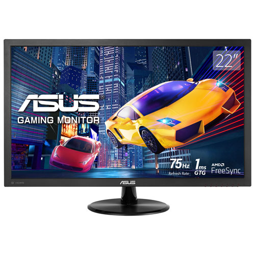 ASUS 21.5" FHD 75Hz 1ms GTG TN LED FreeSync Gaming Monitor - Black