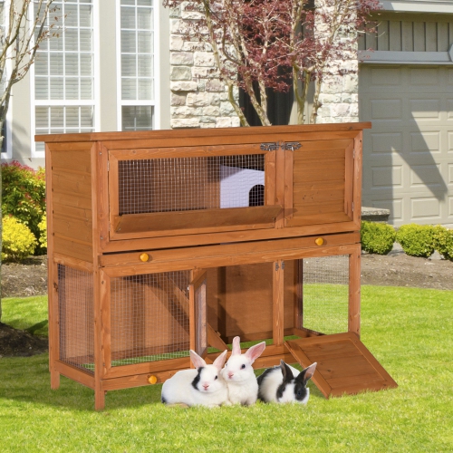 aosom rabbit hutch